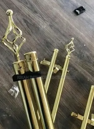Gold Adjustable Curtain Rods