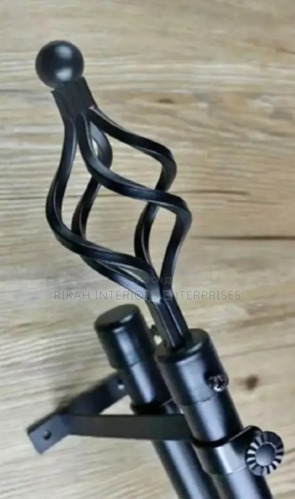 2m Double Adjustable Curtain Rods