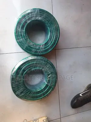 Green Braided Hose Pipe/ Flow Tite.