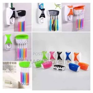 Toothbrush Holder Toothpaste Dispenser