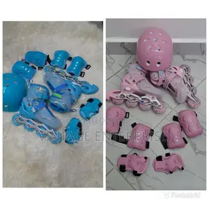 Complete Skates Set With Rubber Wheels