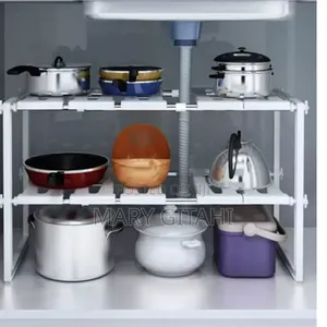 *Under Sink Rack Pool Organizer ++