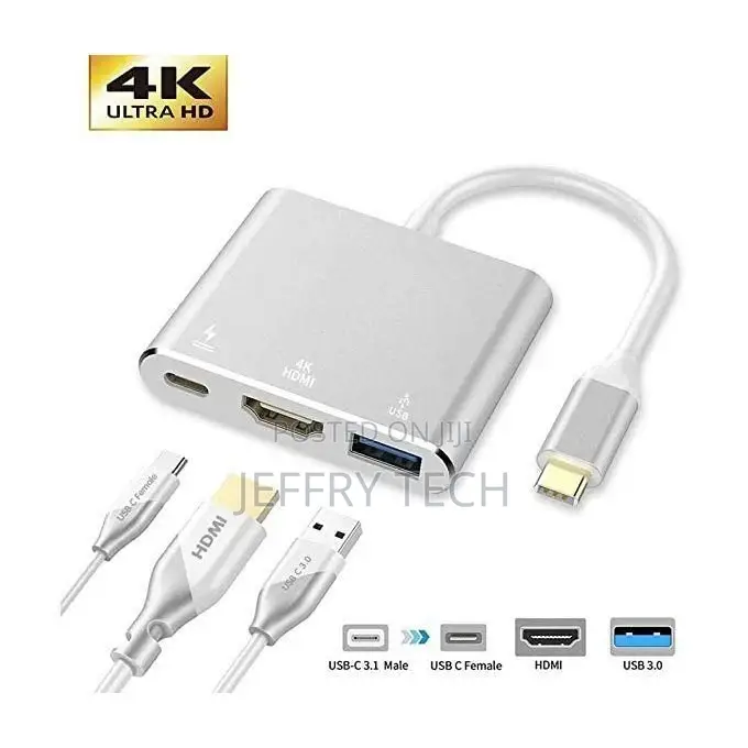 Type C to HDMI USB 3.0 USB-C HUB Adapter Type-C Extender