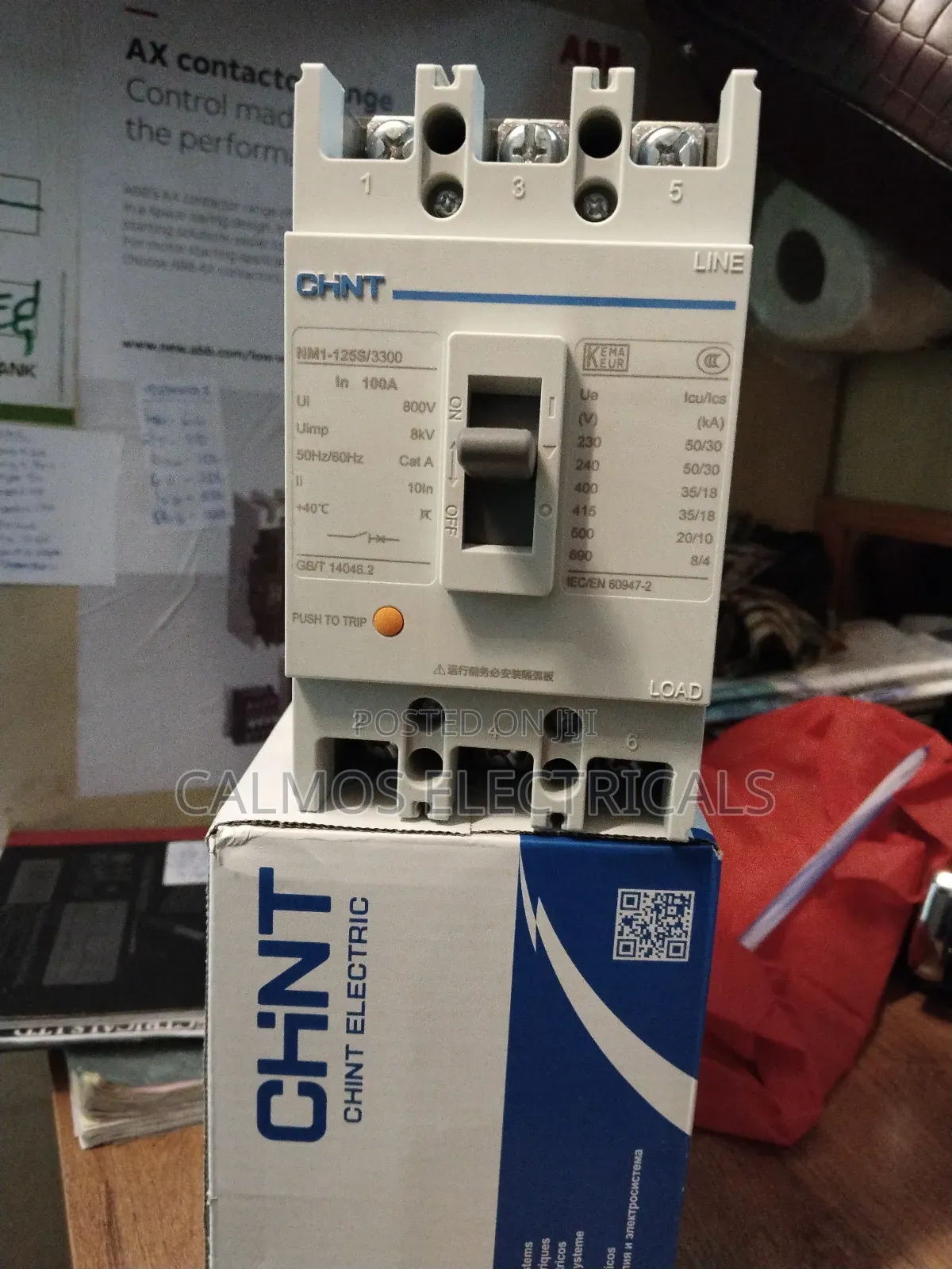 3pole McCb 100a