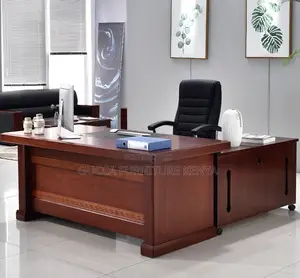Office Tables:140cm L-Shaped Chairman's Executive Desk