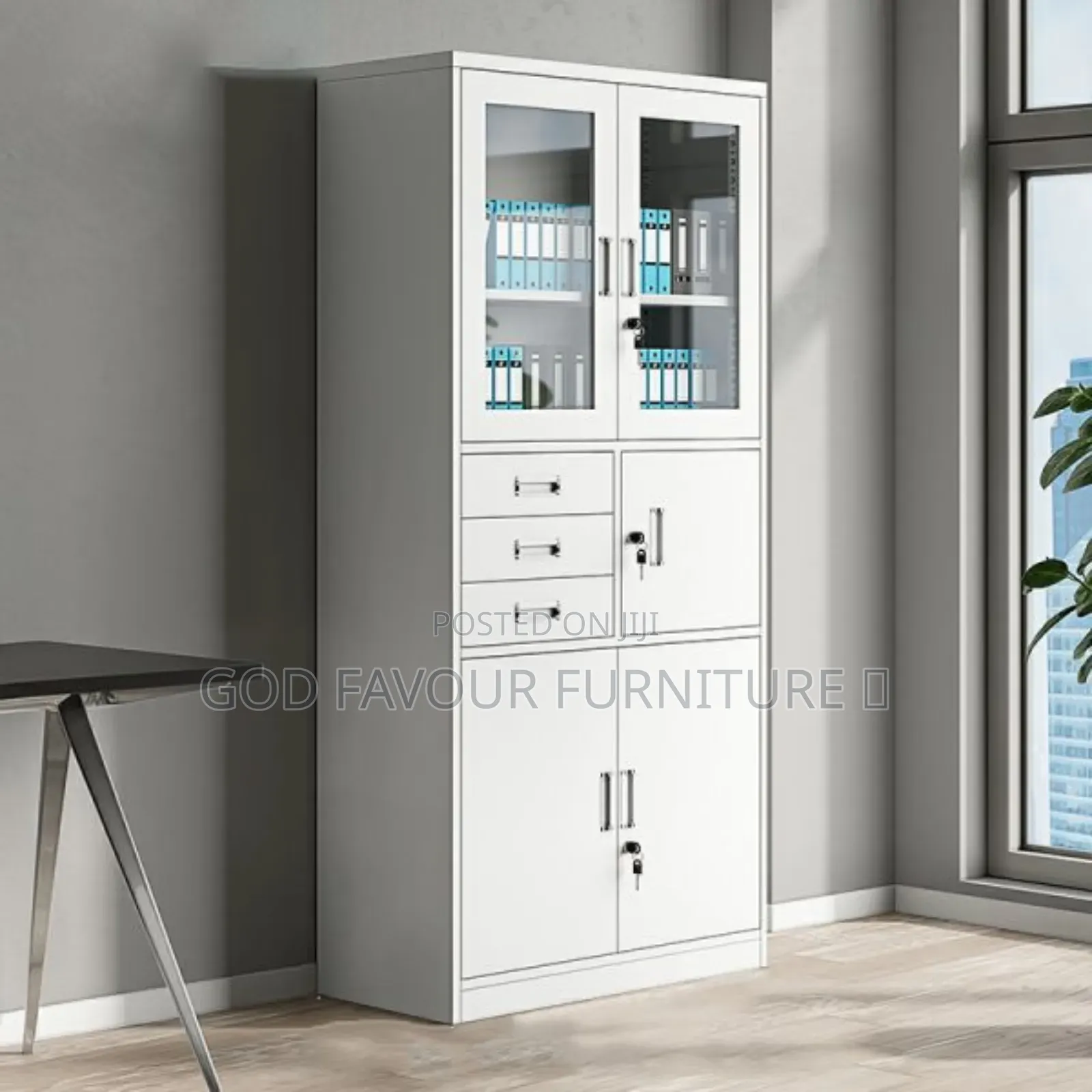 2 Door Office Storage Cabinet Rf9k
