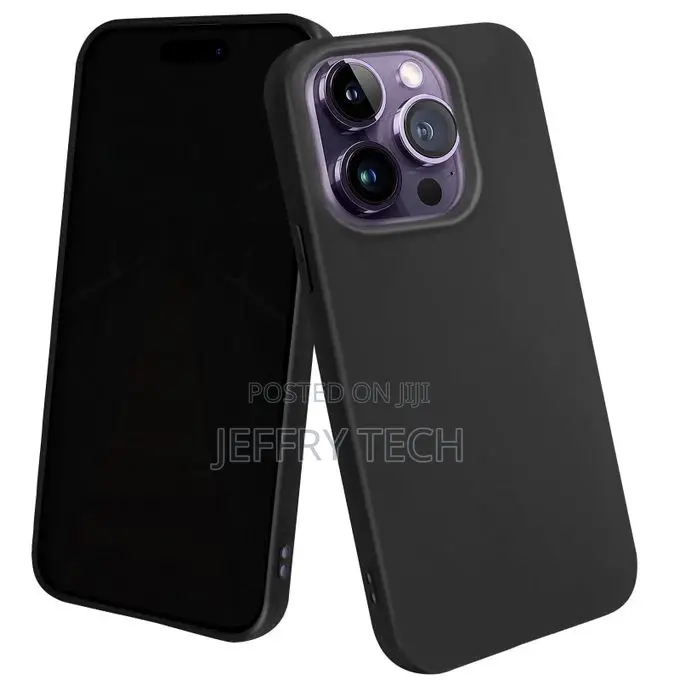 iPhone 11 Pro Max Silicone Case+ Camera Protection - Black