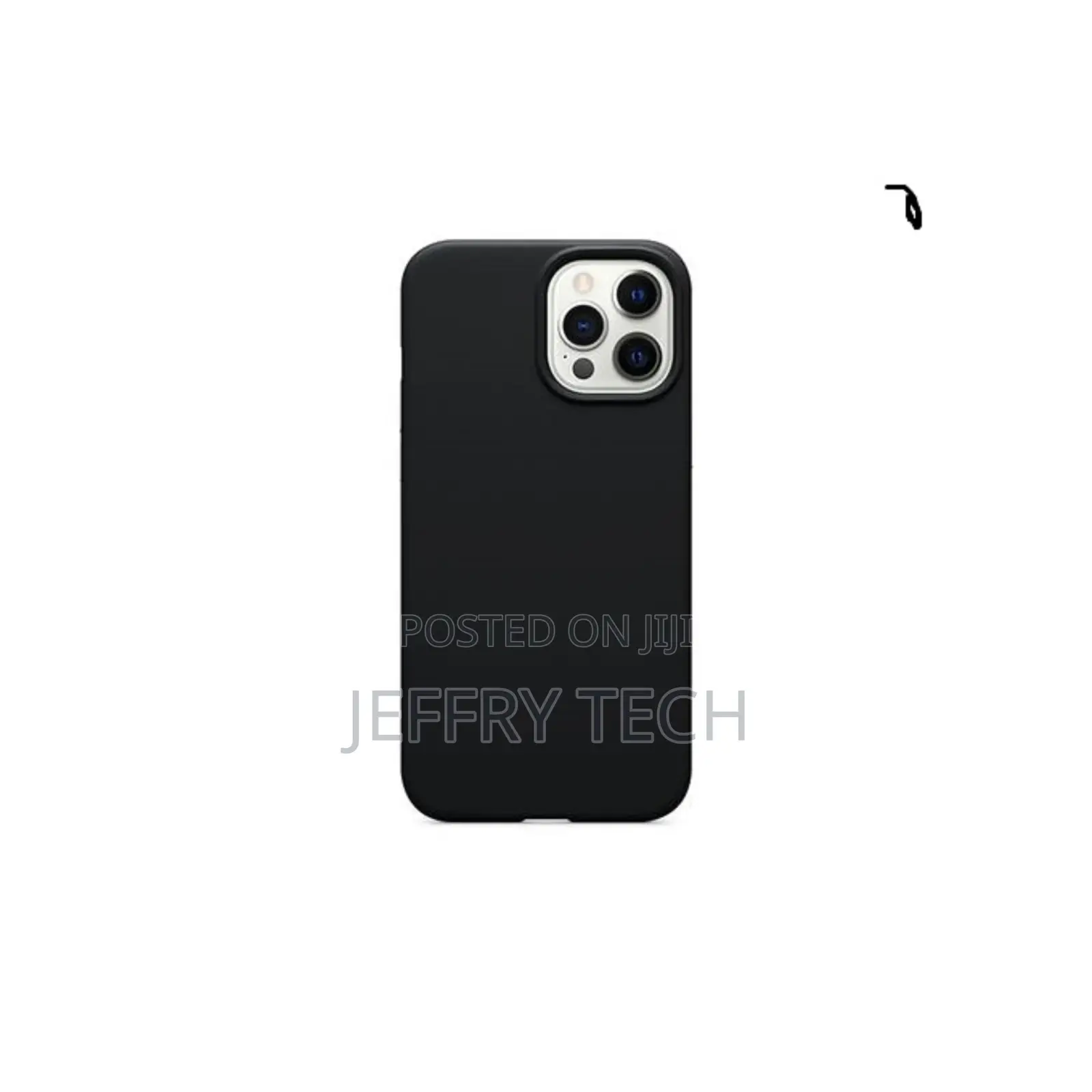 iPhone 11 Pro Max Silicone Case+ Camera Protection - Black