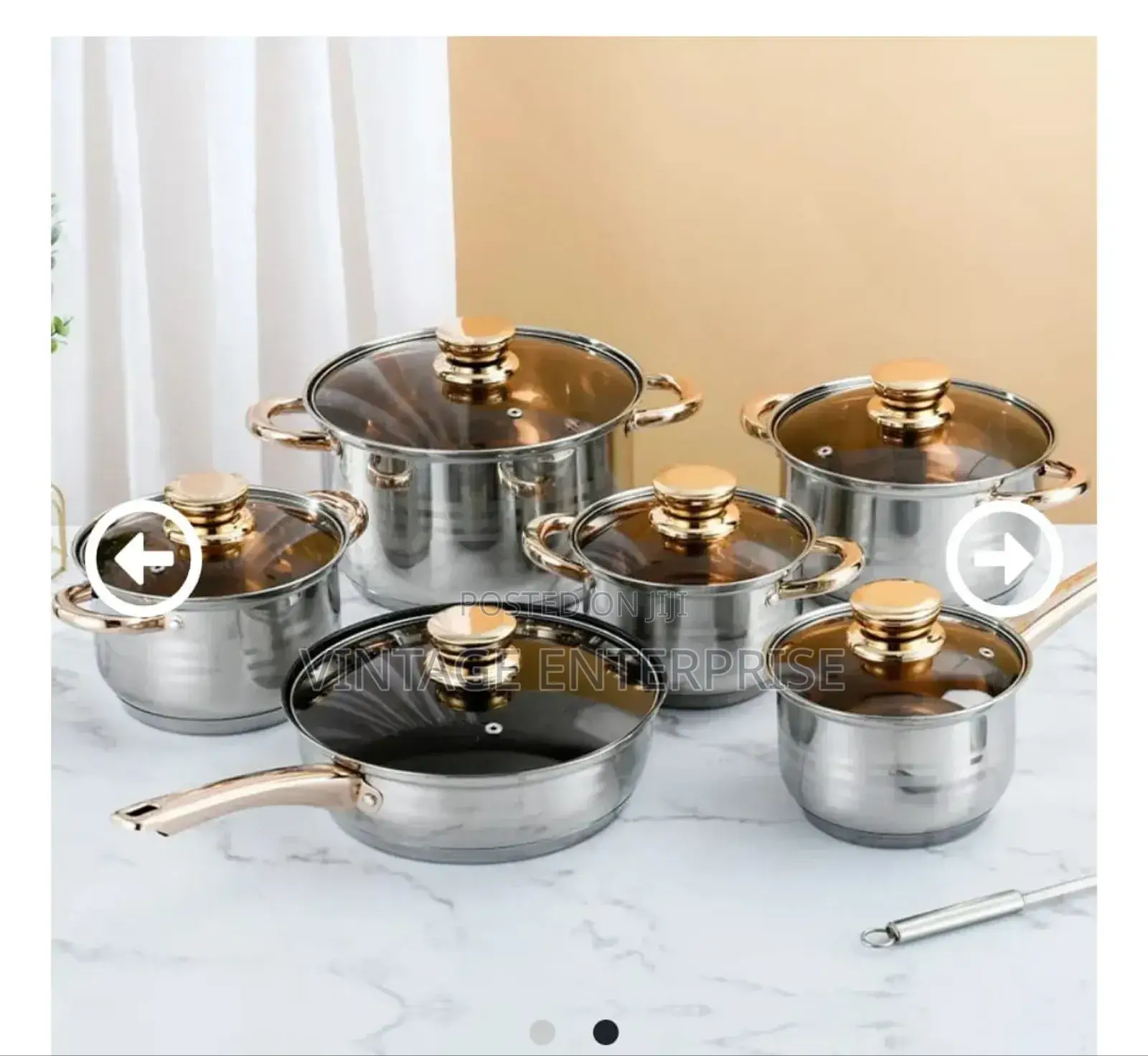 Edenberg Stainless Steel Cookware Set