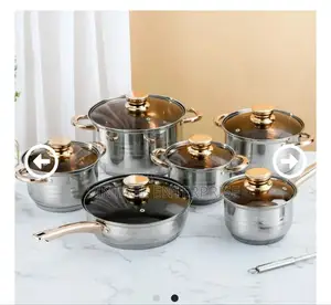 Edenberg Stainless Steel Cookware Set