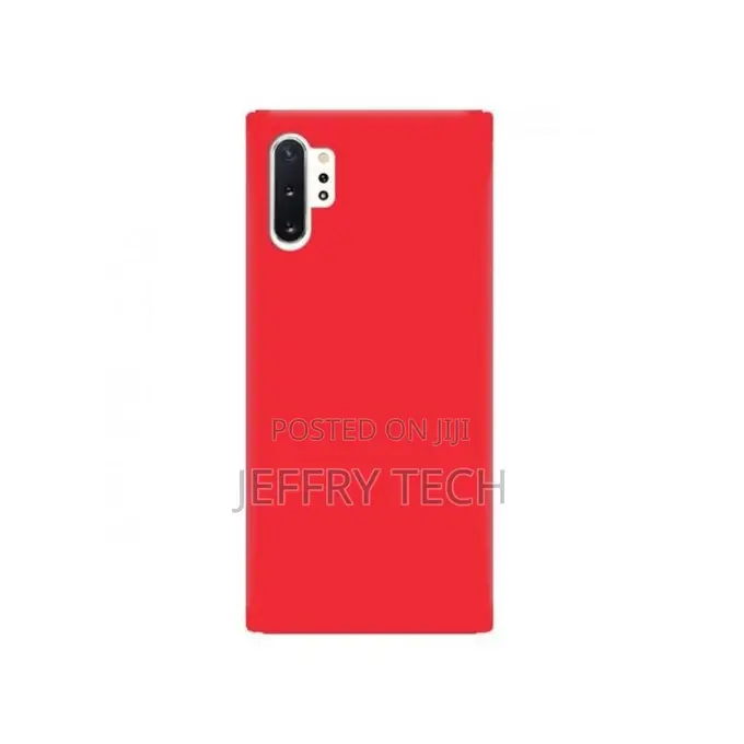 Silicone Case With Samsung Galaxy Note 10 Plus - Red