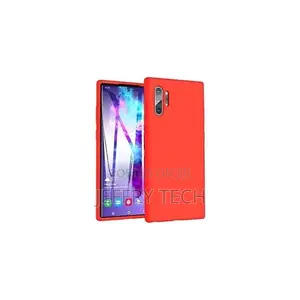 Silicone Case With Samsung Galaxy Note 10 Plus - Red