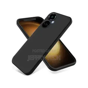 Silicone Case for Tecno Camon 19 PRO + Shockproof - Black