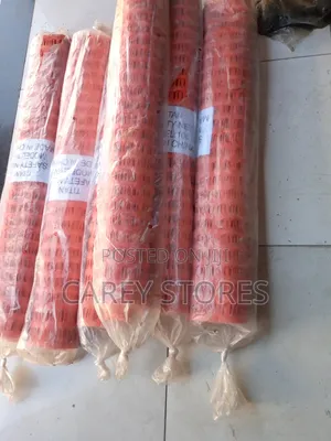 Orange Safety Barrier Net