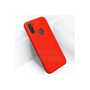 Samsung Galaxy A11+ Shockproof Silicone Case -Red
