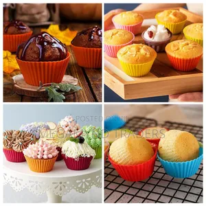 12pc Silicone Cupcake Large Size /Silicone Cake Mold
