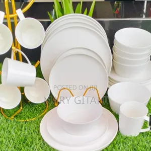 White Ceramic Dinner Set*