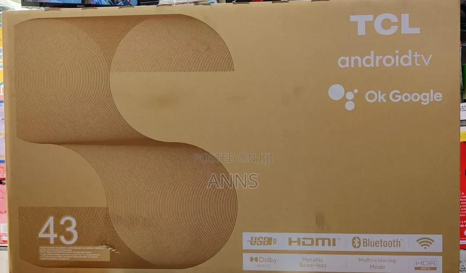 43" TCL Android Frameless HD Television