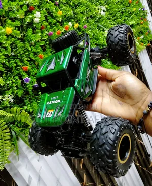 Green Rechargeable Big Foot Monster Truck For Kids