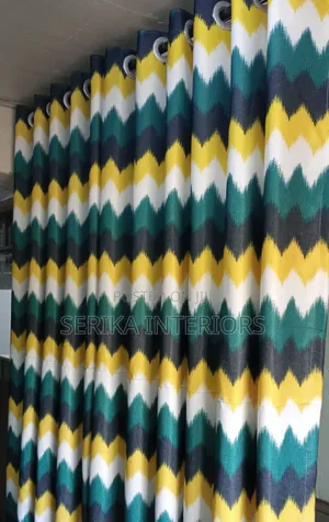 Zigzag Stitch Curtains Curtains