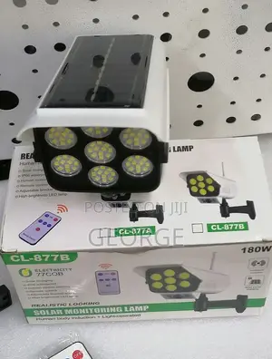 Awesome Cctv Solar Light Outdoor Monitoring Lamp