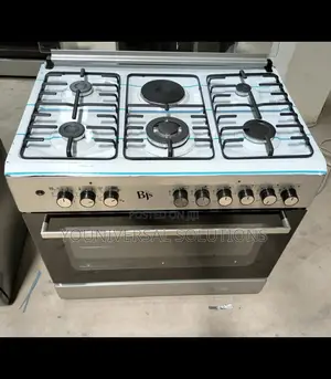 Cooker BJS Silver 60x90 5+1 Hot Plate Gas Cooker