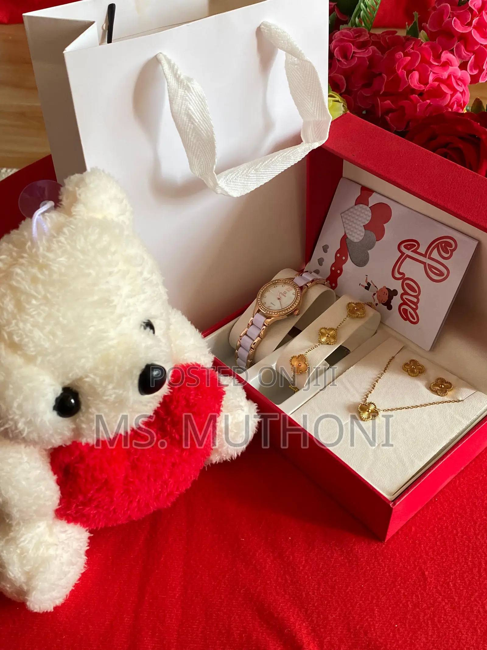 Teddy Bear Xvalentines Ladies Gift Set