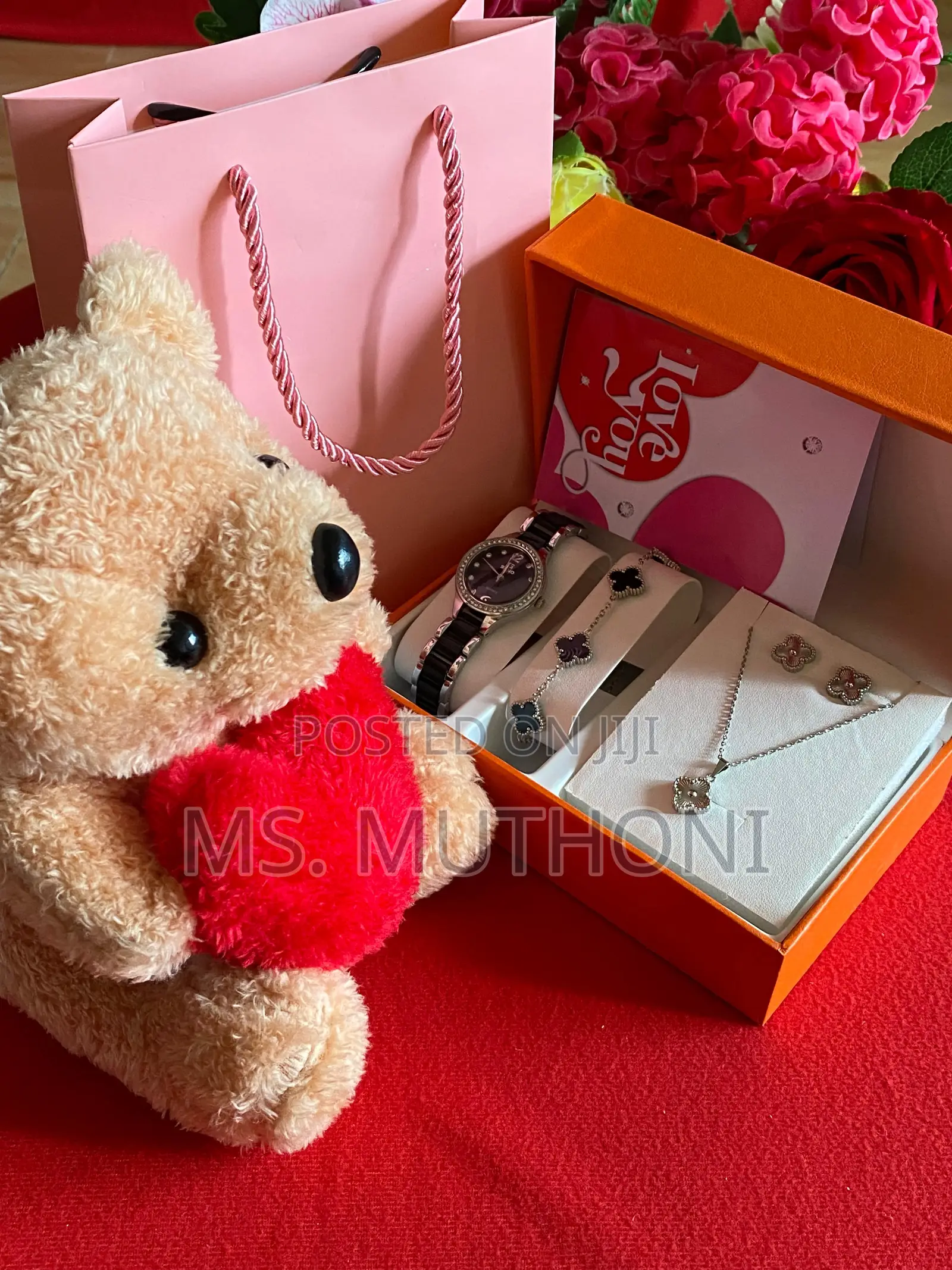 Teddy Bear Xvalentines Ladies Gift Set