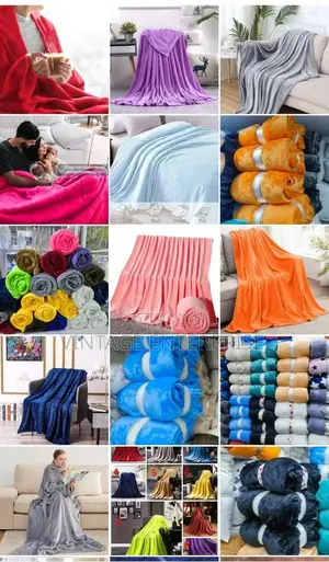 High Quality Plain Fleece Blanket