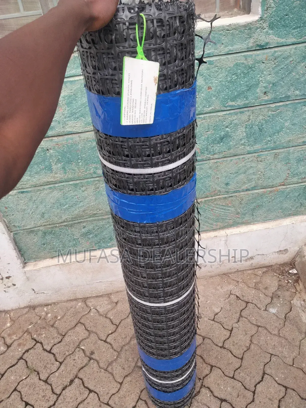 Black Geogrid Plastic Mesh
