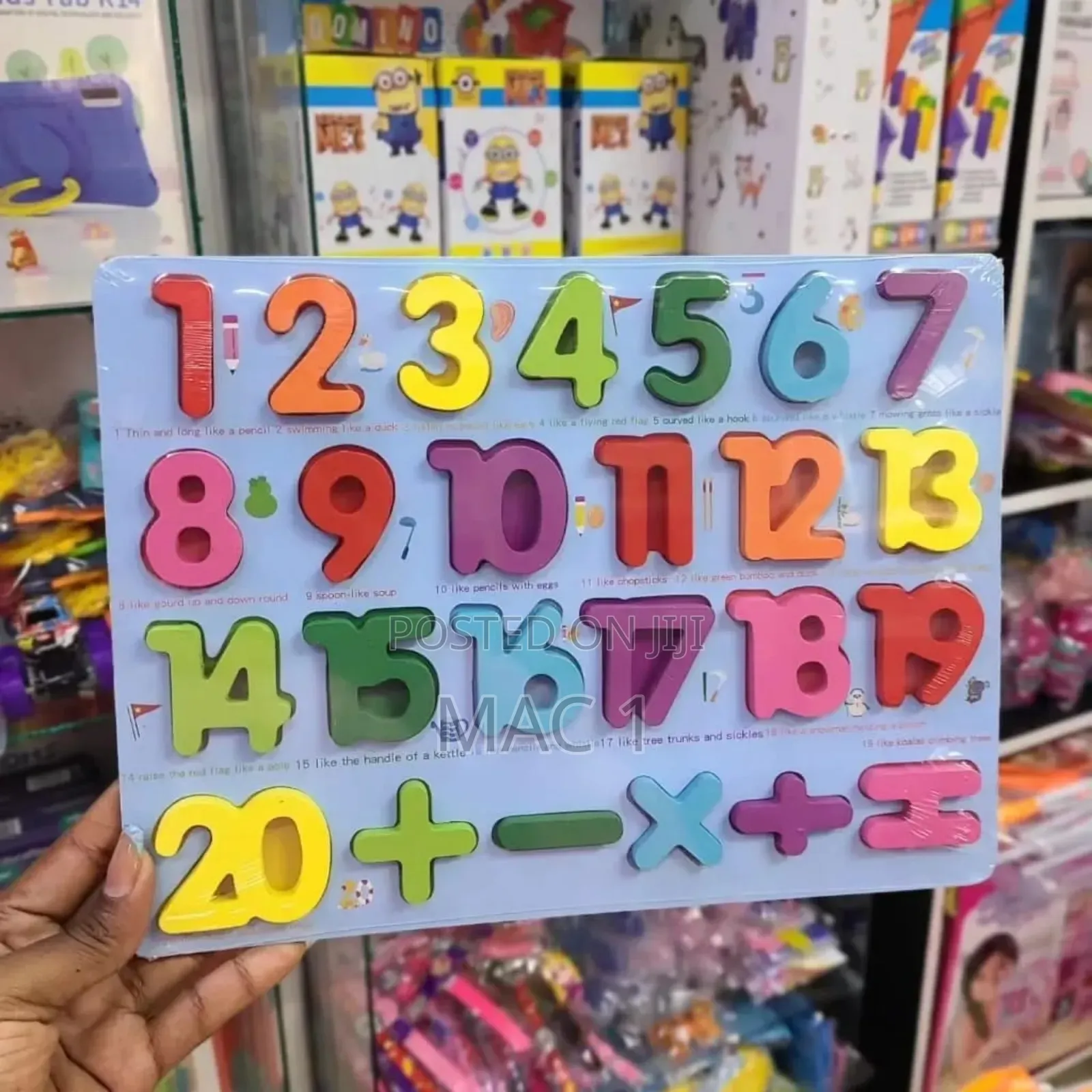 Genuine Wooden Numbers