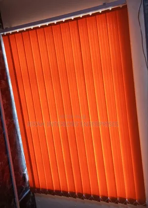 Orange Vertical Blinds