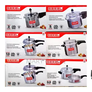 Saral Heavy Duty Aluminium Pressure Cookers*5litres