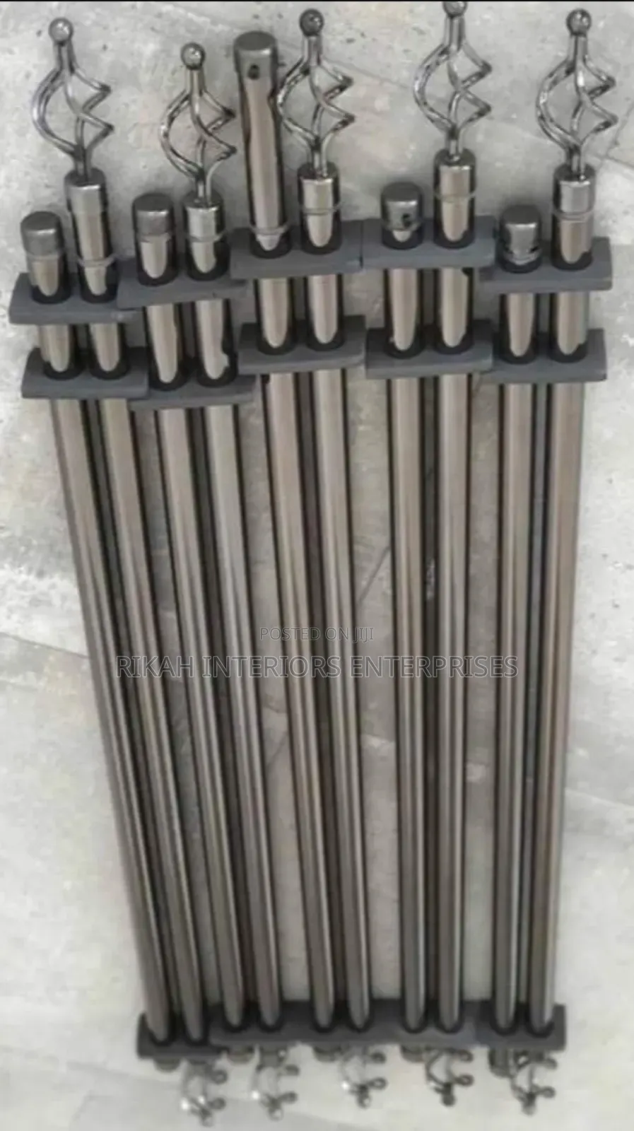 3m Double Adjustable Curtain Rods
