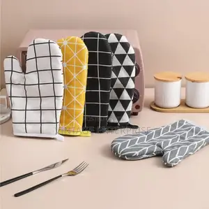 A Pair of Cotton Oven Gloves