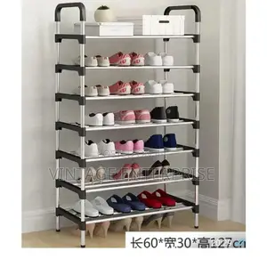 Metallic Shoe Rack 7 Layer