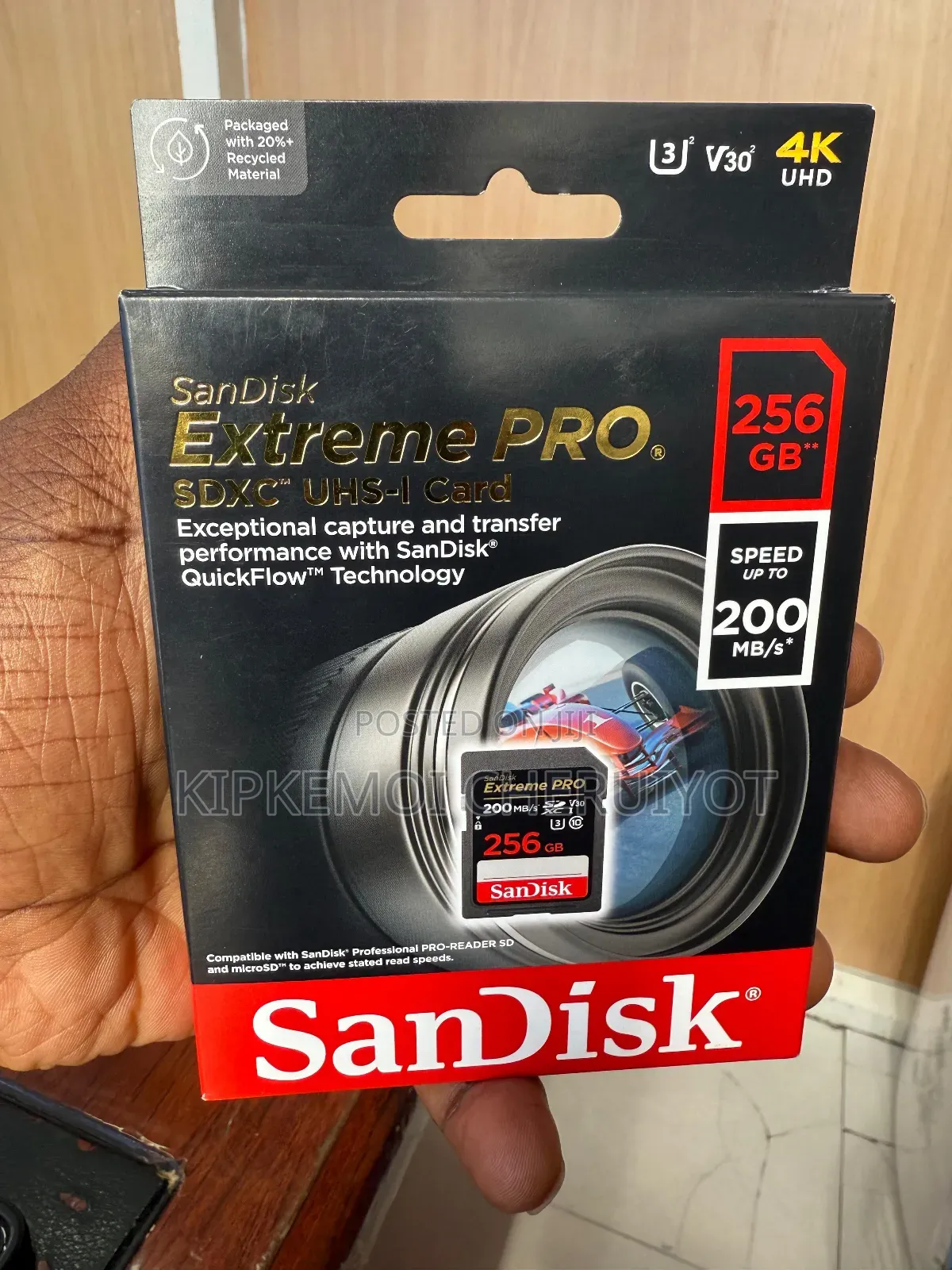 Sandisk 256gb Extreme Pro Uhs-I SDXC Memory Card
