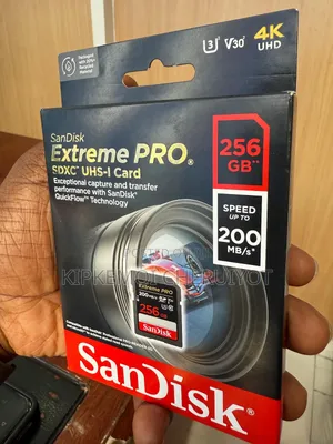 Sandisk 256gb Extreme Pro Uhs-I SDXC Memory Card