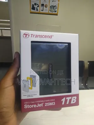 Transcend 1tb Iron Grey External Harddrive