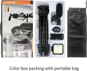 Vlogging Kit With Video Light