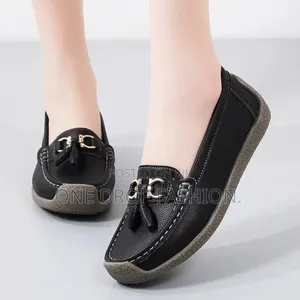 Black Loafers Ladies