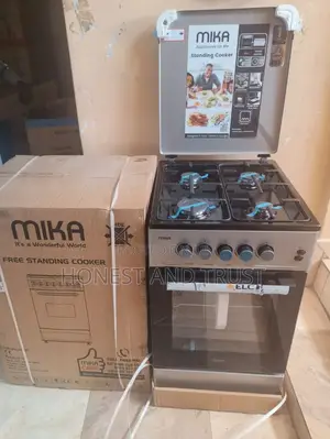 Mika 4gases Burner Free Standing Gas Cooker- 50*60 Gas Oven