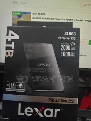 Sl500 4tb Ultra Thin Portable SSD Lexar