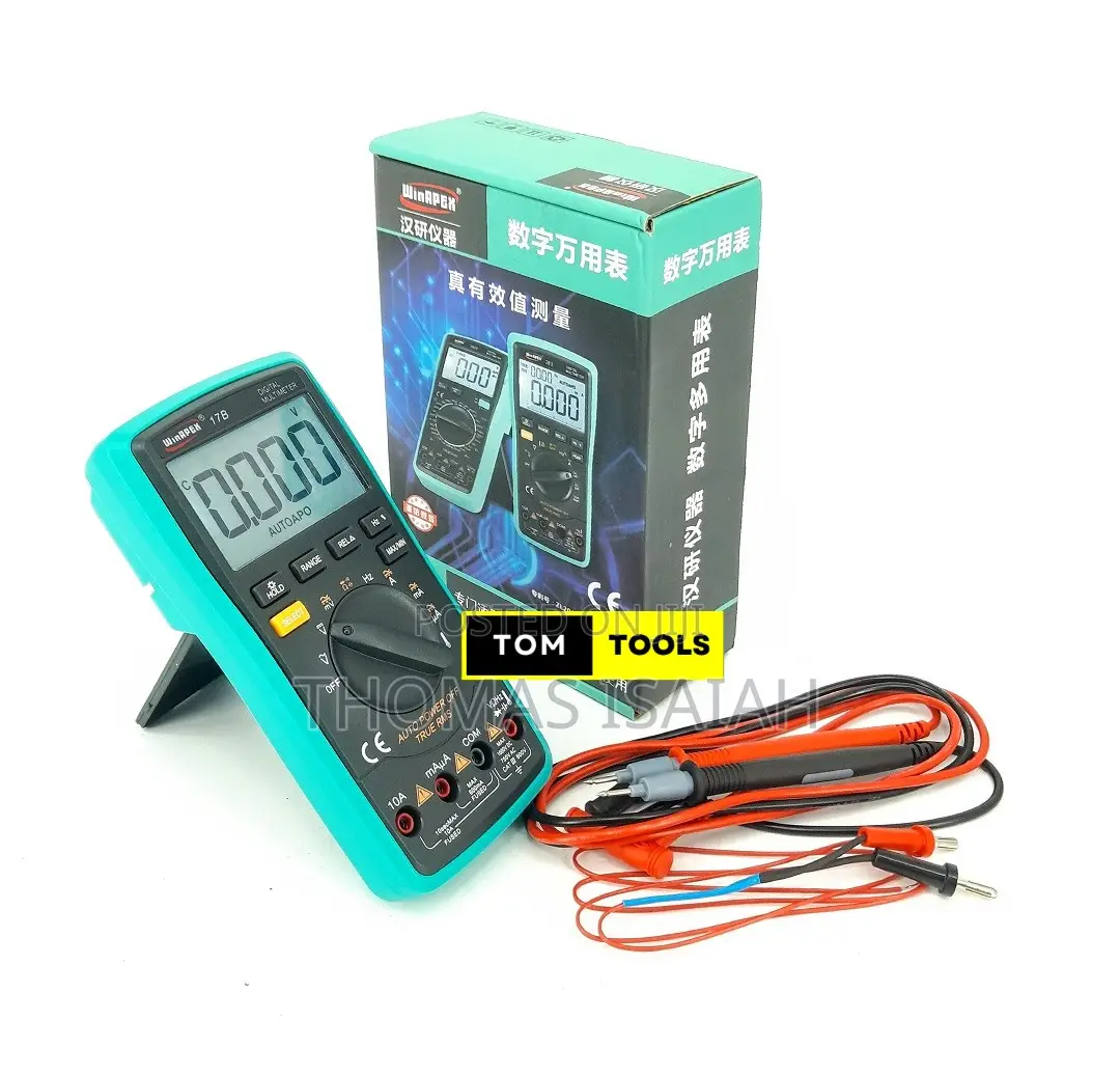 WINAPEX HY17B Backlit True RMS Digital Multimeter With Temp