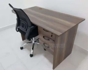 Swivel Studying Chair and American Wallnat Office Desk