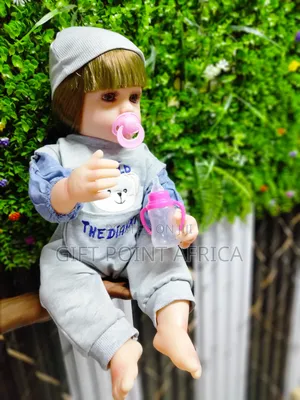 Big 58cm White Doll Full Body Silicone for Kids
