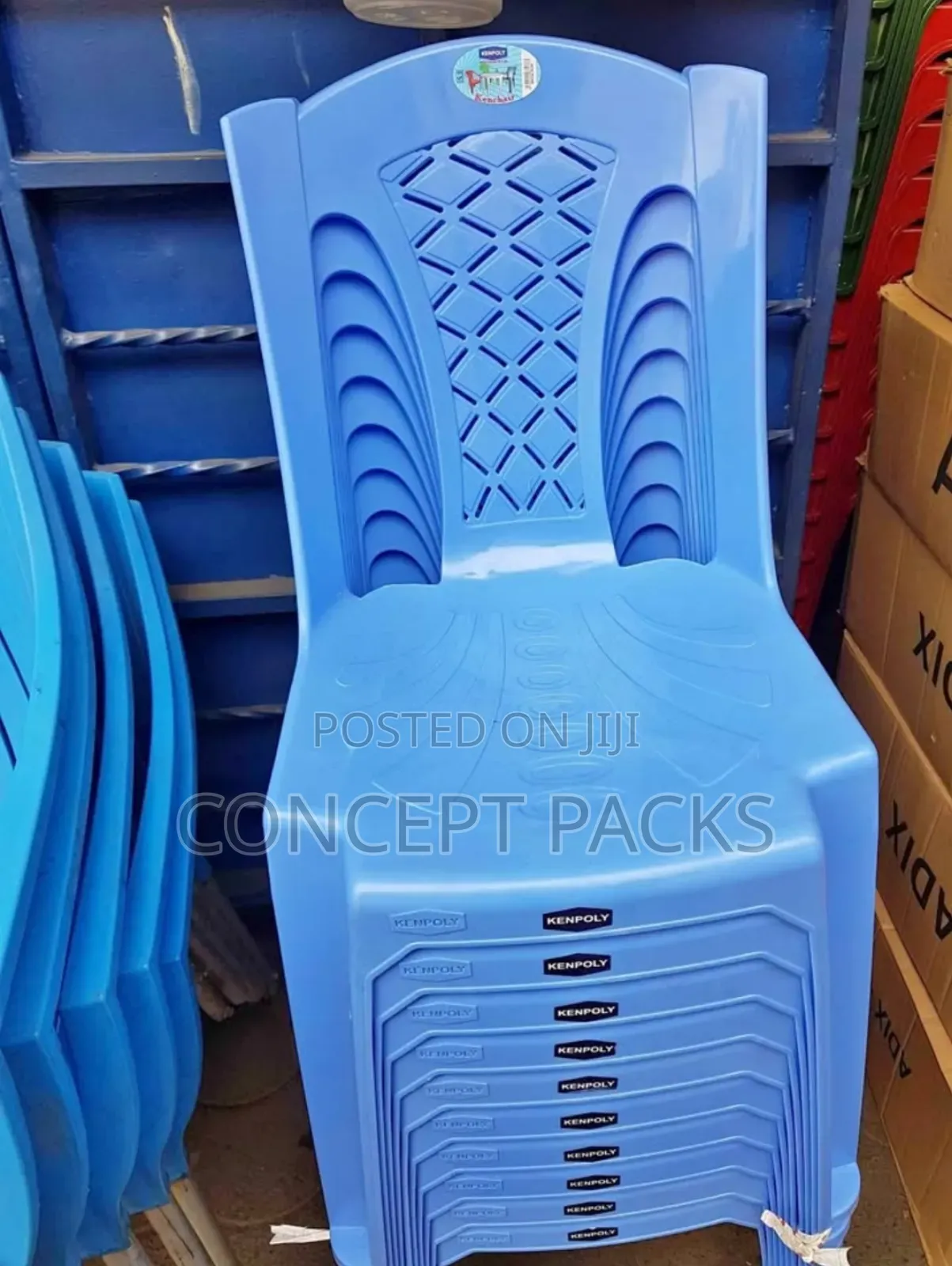 Stronger Kenpoly Plastic Chairs- Armless