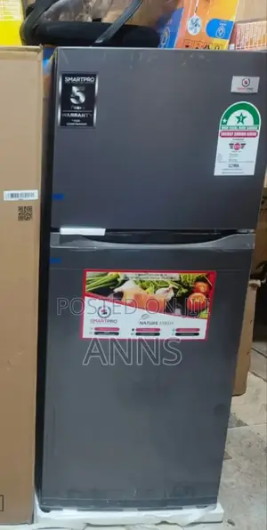 Smart Pro 121 Litres Dark Grey Double Doors Refrigerator