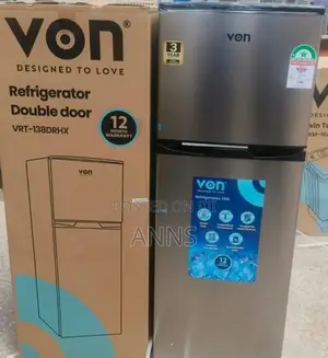 Von 138L Defrost Unique Double Door Refrigerator