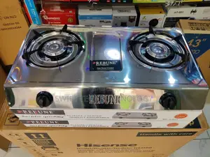 Rebune 2 Burner Stainless Gas Stove Cooker